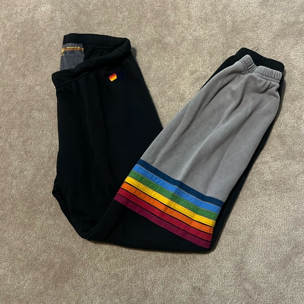 Aviator Nation Stripe Sweatpants MEDIUM